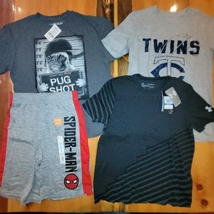 NWT Under Armour Heatgear Shirt Size YXL and Other NWT Boys Shirts Size 12